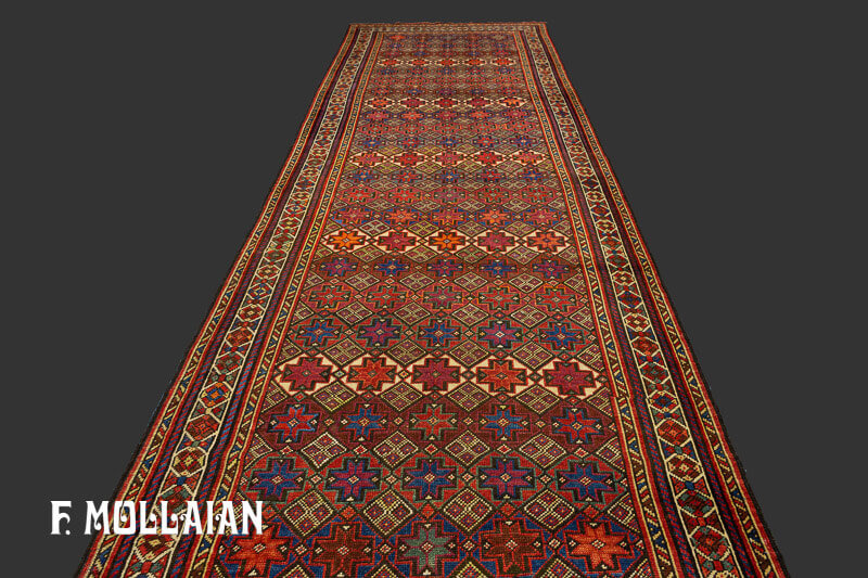 Antique Persian Kurdo Runner Carpet  n°:10813434